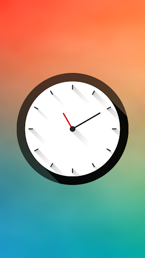 【免費個人化App】Long Shadows Clock - UCCW Skin-APP點子