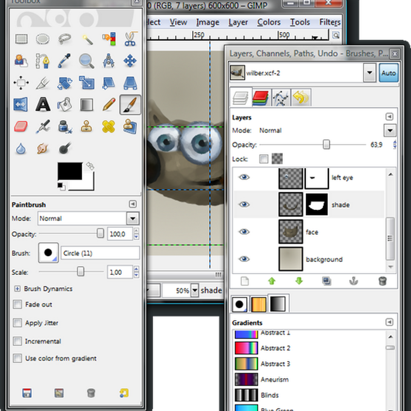 Guida al menu «Modifica» in Gimp: Cronologia annullamenti, Copia, Incolla.