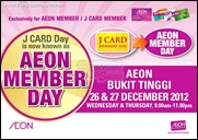 AEON Member Day Bukit Tinggi Branded Shopping Save Money EverydayOnSales