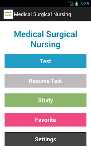 Medical Surgical Nurse Test