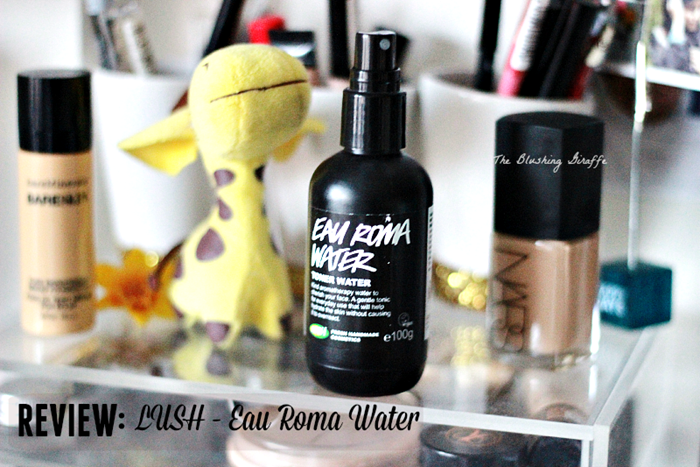 review lush eau roma water toner review