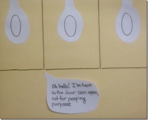 CC&TheBear: It’s NOT ok to look into a bathroom stall!