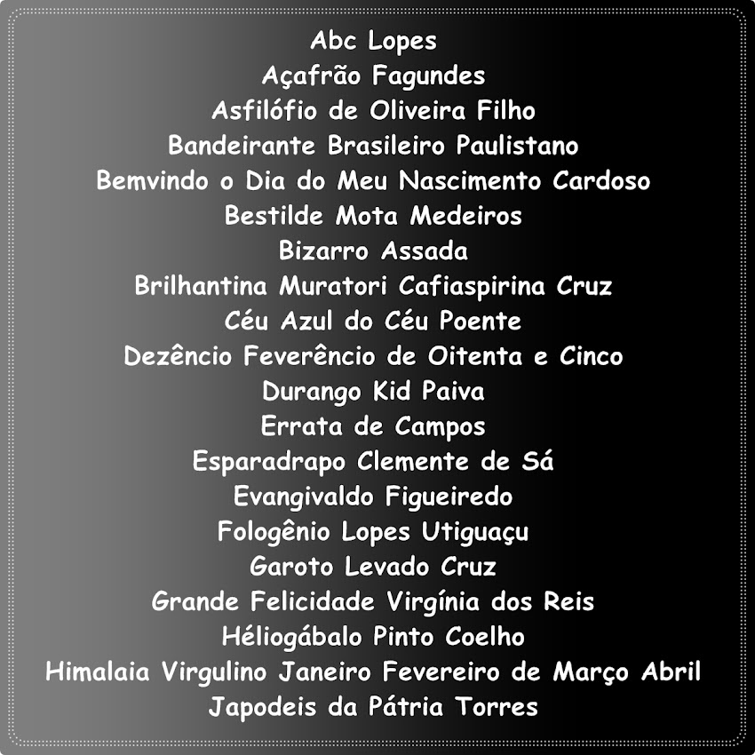 Nome incomus - Sujestão "•••Happỷ•••••"