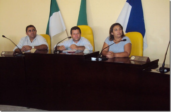 CIONE BEZERRA E VEREADORES NENÊGO E LÍVIA AZEVEDO da SERRA DO MEL