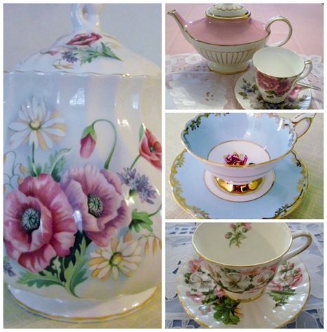 teaware collage