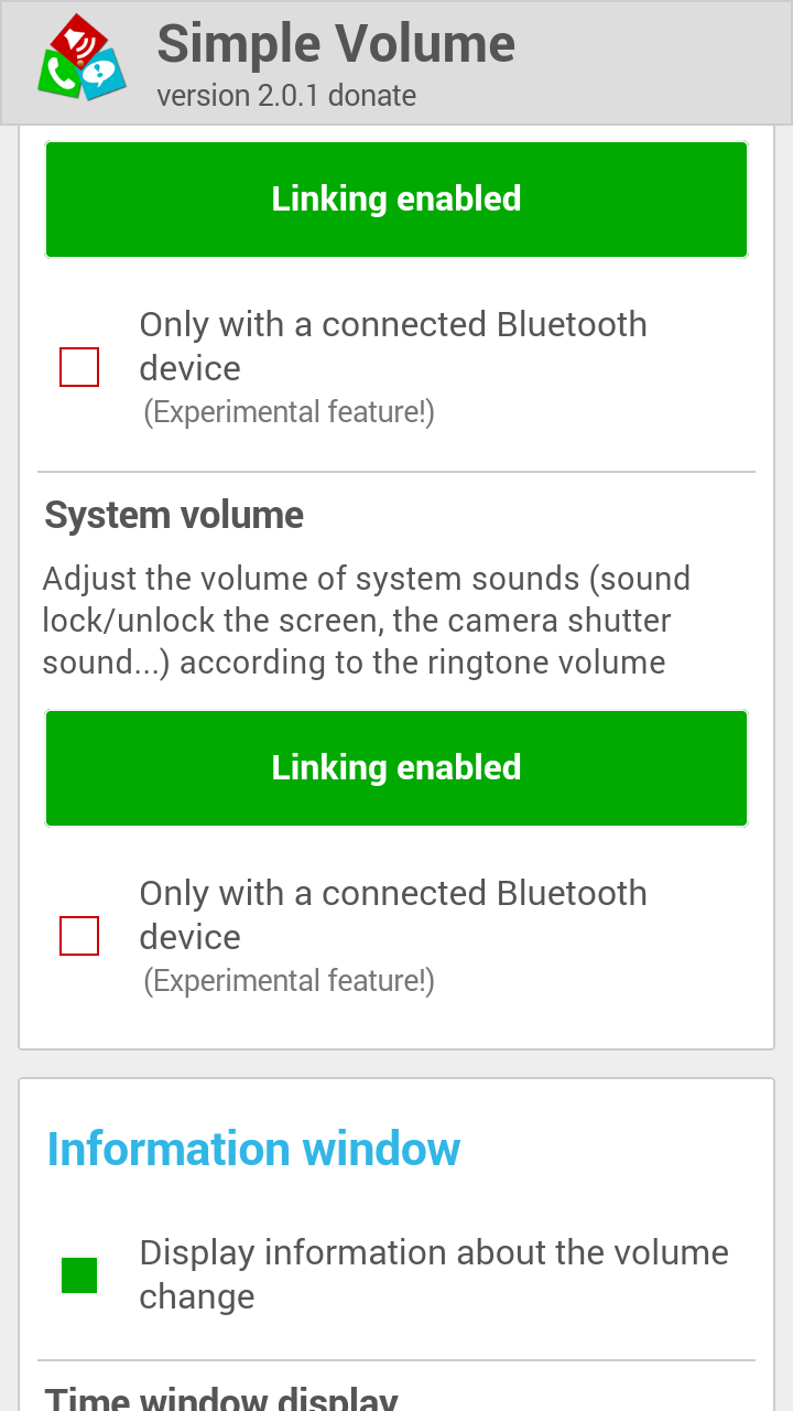Simple Volume (donate) Screen 2