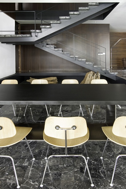 decoracion-comedor-moderno-negro decoracion-comedor-moderno-negro