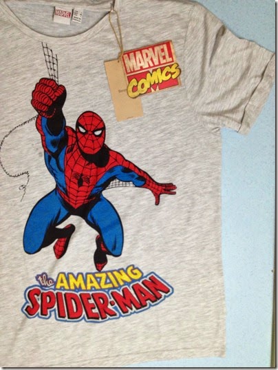 Bershka Marvel Heroes print tees - the amazing Spider-man