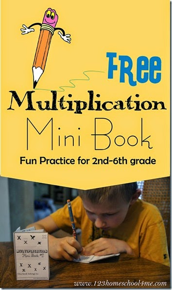 FREE Multiplication Mini Book