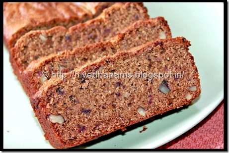 Date and Walnut Cake  - IMG_2631