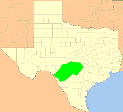 Texas Hill Country map
