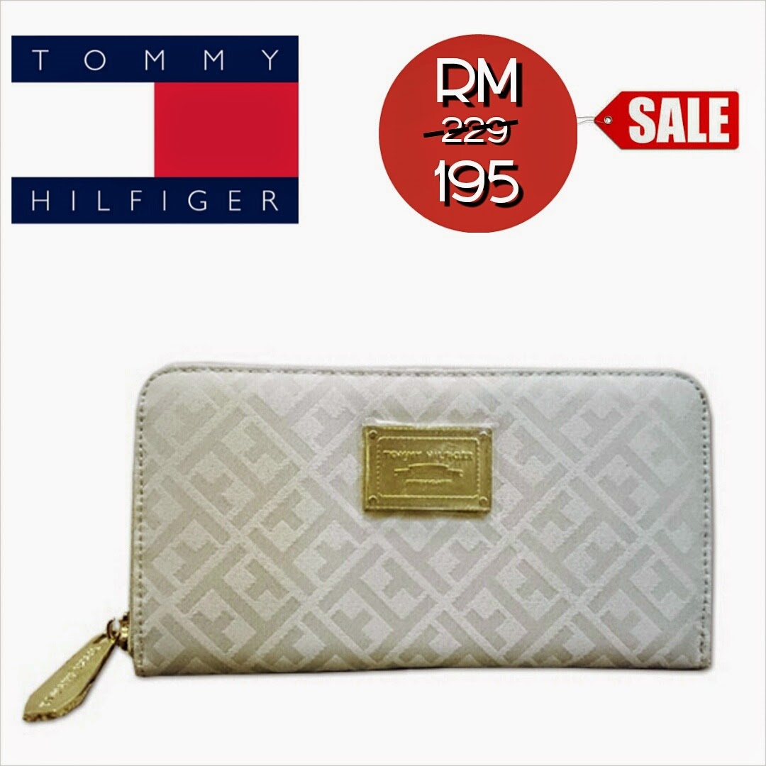 TOMMY HILFIGER Purse (Purple & Cream) SALE! SHANTEK COLLECTION