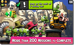أكثر من 300 مهمة مختلفة يمكنك تنفيذها فى لعبة تسونامى الزومبى Zombie Tsunami