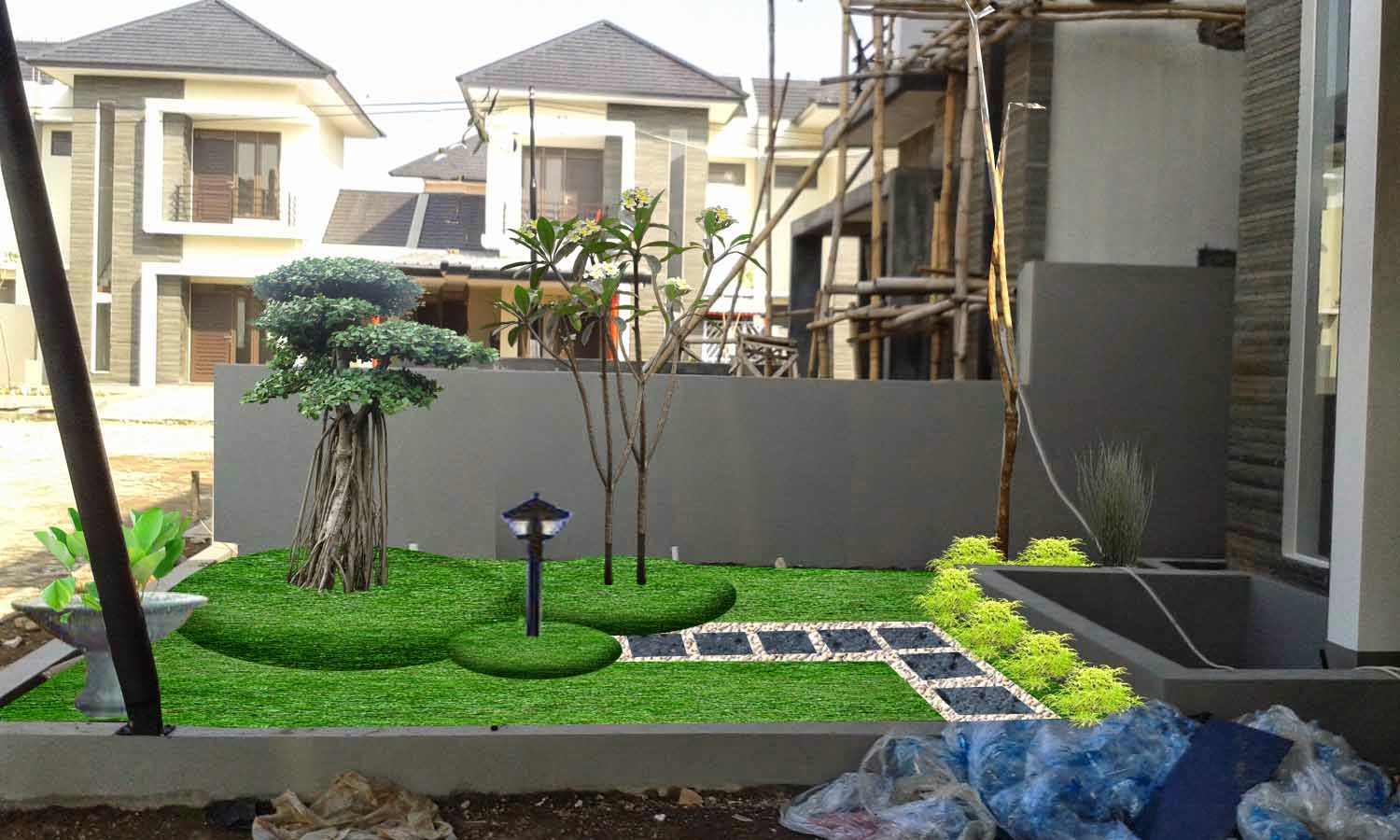 Desain Batu Alam Di Taman | Arsitekhom