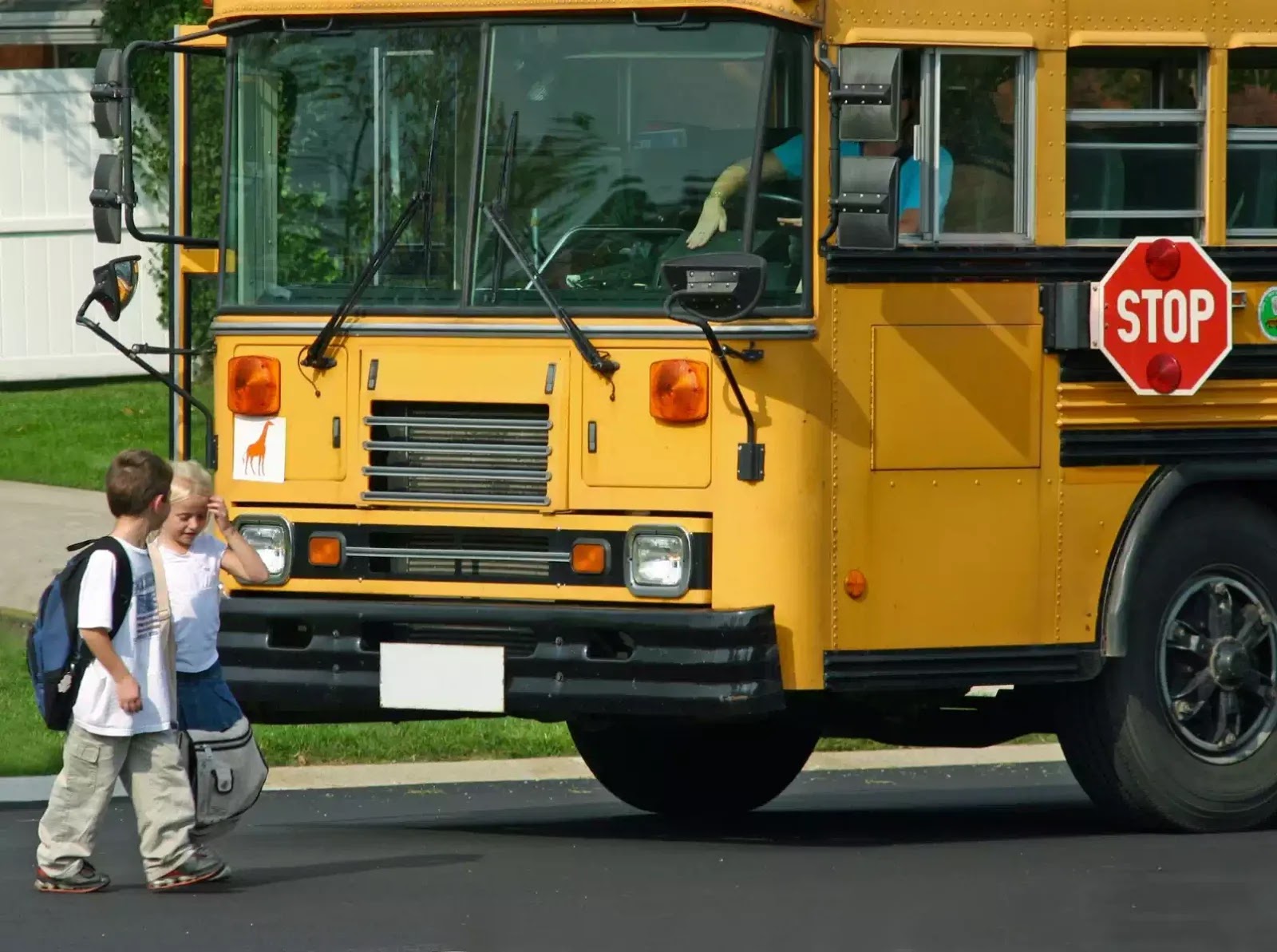 Xe buýt học đường ở Mỹ.