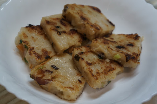 chinese recipe : radish cake with preserved meat (revision 2.0)