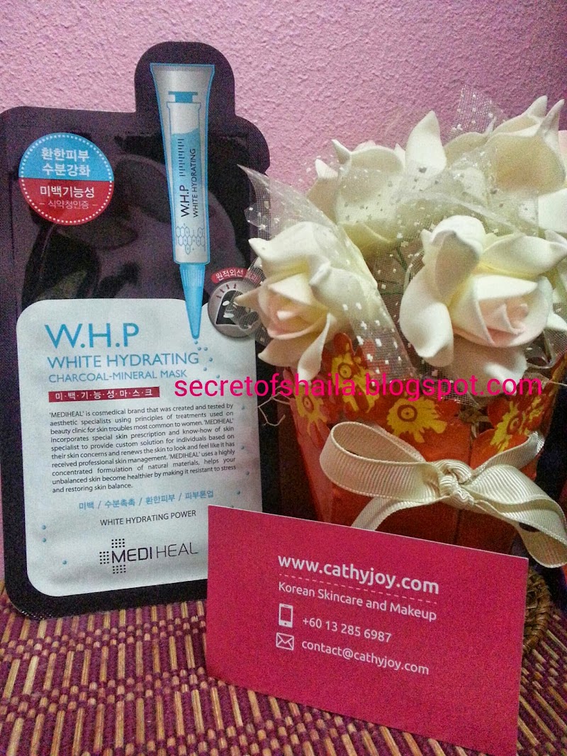 MEDIHEAL White Hydrating Charcoal Mask Review By CathyJoy.com