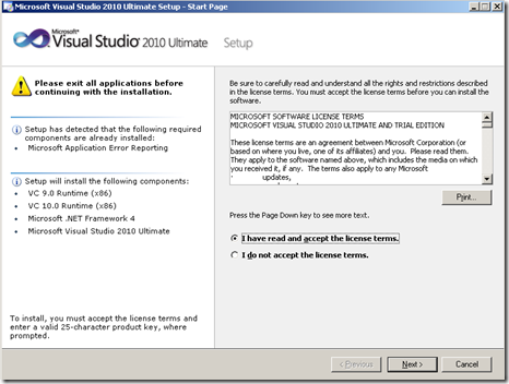 Cara Aktivasi Visual Studio 2010.2