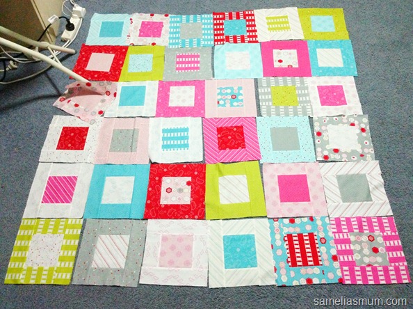 Sew Stitchy Squares Layout