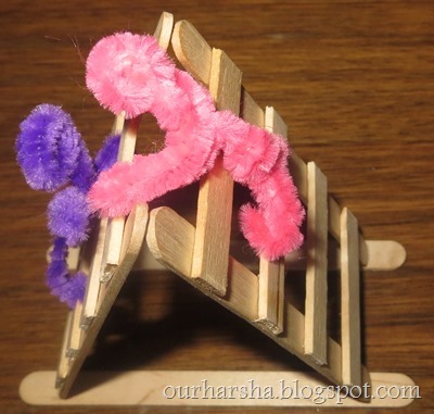::My Hobbies::: Popsicle sticks or Ice cream sticks Ladder