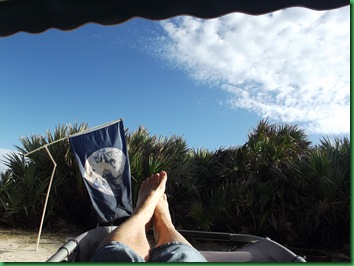 On the beach at Gamble Rogers 020