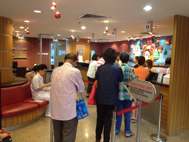 queue up at Gleneagles Penang