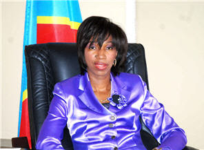 Jeannine Mabunda, ministre du Portefeuille. (droits tiers)