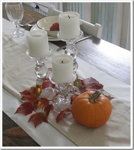fall table setting