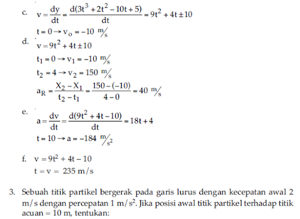 Contoh Soal Fisika Percepatan