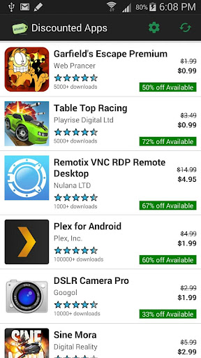 Discounted Apps Finder