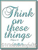 think on these things Blog button