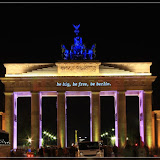 Brandenburger Tor - be berlin Slogans