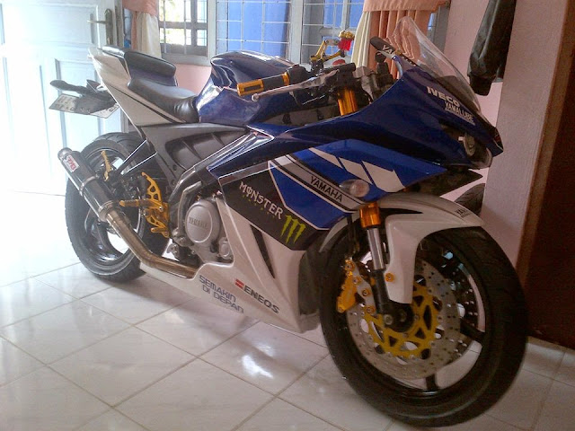 Vixion Modif Jadi R25 Yamaha  Oto Trendz