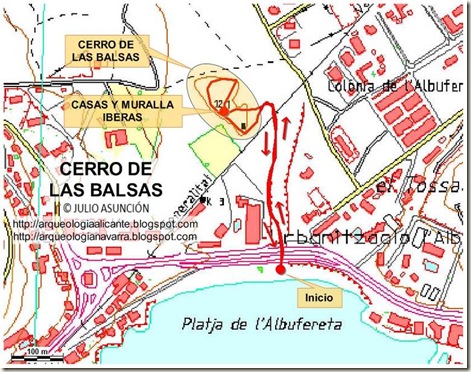 Mapa Cerro de las Balsas