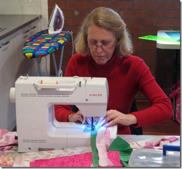 Perdita's quilt in progress