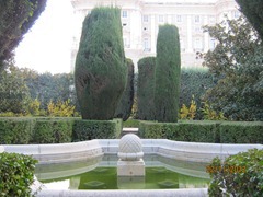 Сад Сабботини у Королевской Резиденции в Мадриде