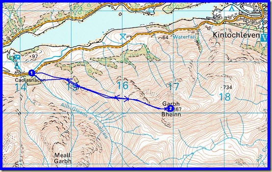 My route - 6 km, 860 metres ascent, 3 hours
