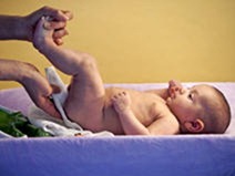 How to change a cloth diaper