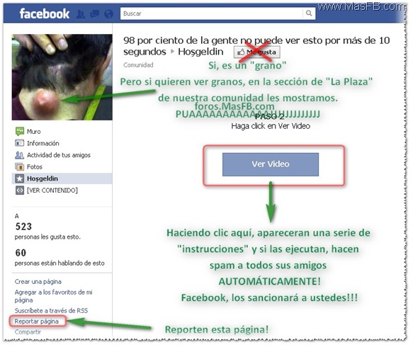 Instrucciones para ver video por Facebook (Fraude) Instrucciones para ver video por Facebook (Fraude)