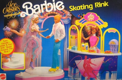Barbie Ice Capades 50th Anniversary Skating Rink Playset (1990)