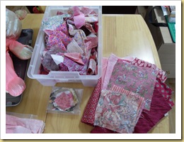 Box of Pink Scraps 2012