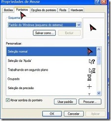 propriedade do mouse propriedade do mouse