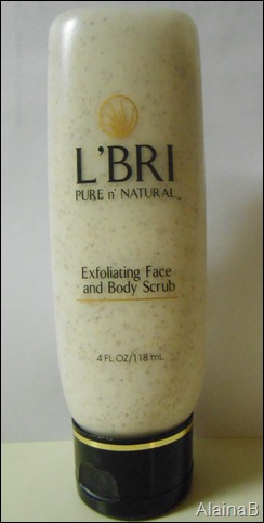 reviews12 009 L'bri Pure and Natural Skincare exfoliating scrub
