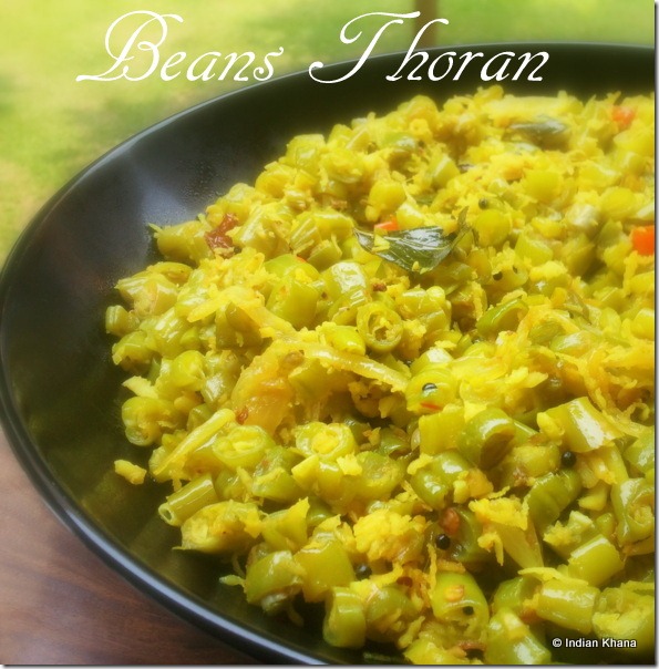 Beans Stir Fry thoran poriyal recipe