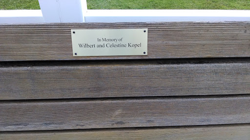 Wilbert and Celestine Kopel Bench 