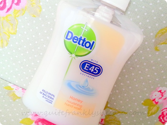 dettol with e45 hand wash honey