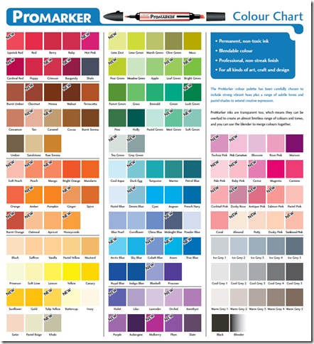 promarker colour chart