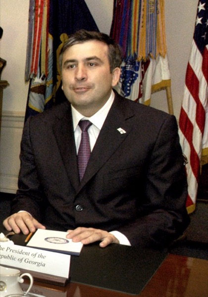CC Photo Google Image Search Source is upload wikimedia org  Subject is Mikheil Saakashvili August 4 2004