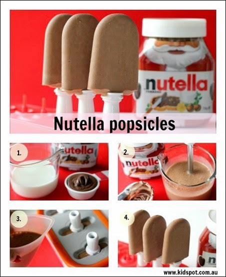 DIY - nutella popsicles