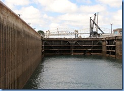 4967 Michigan - Sault Sainte Marie, MI -  St Marys River - Soo Locks Boat Tours - inside MacArthur Lock